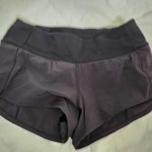 Lululemon Speed Up Low-Rise Lined Short 2.5'' in Black